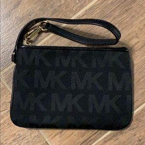 Black Michael kors wristlet